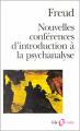 Couverture Nouvelles conférences d'introduction à la psychanalyse Editions Folio  1989