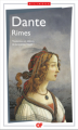Couverture Rimes Editions Flammarion (GF - Bilingue) 2021