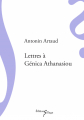 Couverture Lettres à Génica Athanasiou Editions Sillage  2021