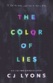 Couverture The color of lies Editions Blink 2018