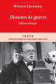 Couverture Discours de guerre (édition bilingue) Editions Tallandier (Texto) 2009