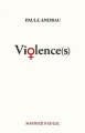 Couverture Violence(s) Editions Maurice Nadeau 2021