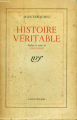 Couverture Histoire véritable et autres fictions  Editions Gallimard  (Blanche) 1942