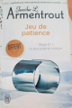 Couverture Jeu de patience, tome 1 Editions J'ai Lu 2020