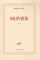 Couverture Olivier Editions Gallimard  (Blanche) 2011