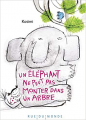 Couverture Un éléphant ne pas pas monter dans un arbre Editions Rue du Monde 2019