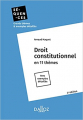 Couverture Droit constitutionnel Editions Dalloz (Séquences) 2021