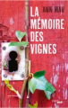 Couverture La mémoire des vignes Editions Le Cherche midi 2019