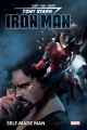 Couverture Tony Stark : Iron Man : Self-Made Man Editions Panini (Marvel Deluxe) 2021
