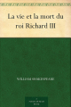 Couverture Richard III Editions Didier 1863