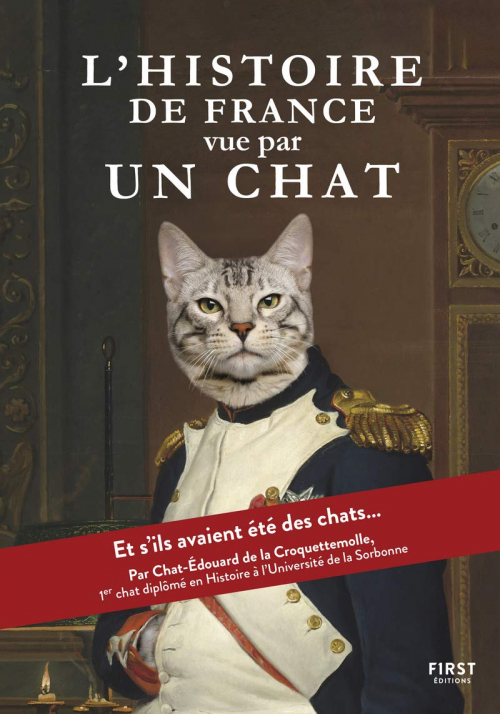 Couverture L'histoire de France vue par un chat