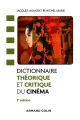 Couverture Dictionnaire théorique et critique du cinéma Editions Armand Colin 2016