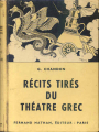 Couverture Récits tirés du théâtre grec Editions Fernand Nathan (Contes et légendes) 1952