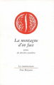 Couverture La montagne d'en face : Poèmes des derviches anatoliens Editions Fata Morgana 1986