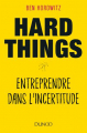 Couverture Hard Things  Editions Dunod 2018