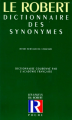 Couverture Dictionnaire des synonymes Editions Le Robert (Les usuels) 1996
