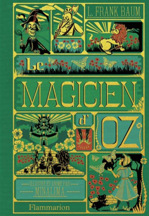 Couverture Le magicien d'Oz, illustré (MinaLima)