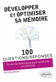 Couverture Améliorer sa mémoire en 100 questions/réponses Editions Ellipses 2019