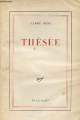 Couverture Thésée Editions Gallimard  (Blanche) 1947
