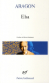 Couverture Elsa Editions Gallimard  (Poésie) 2009