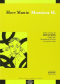 Couverture Monsieur M. Editions Presses universitaires du Mirail 2004