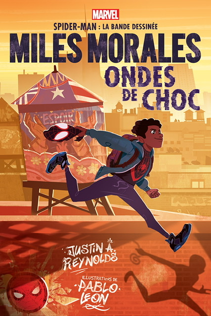 Couverture Miles Morales, tome 1 : Ondes de choc (BD)