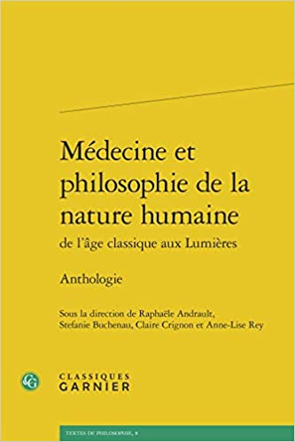 Couverture Médecine et philosophie de la nature humaine de l’âge classique aux Lumières
