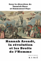 Couverture Hannah Arendt la révolution et les droits de l'homme Editions Kimé 2019