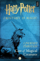 Couverture Harry Potter : Histoire de la magie, tome 4 : A la découverte des Soins aux créatures magiques Editions Pottermore Limited 2019