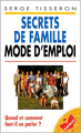 Couverture Secrets de famille, mode d'emploi Editions Marabout 1997