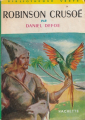 Couverture Robinson Crusoé, abrégé Editions Hachette (Bibliothèque Verte) 1963