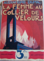 Couverture La femme au collier de velours Editions Cosmopolites 1931