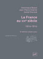 Couverture La France au XIXe siècle Editions Presses universitaires de France (PUF) (Quadrige - Manuels) 2014