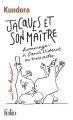 Couverture Jacques et son maître: hommage à Denis Diderot en trois actes Editions Folio  2021