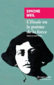 Couverture L’Iliade ou le poème de la force Editions Rivages (Poche - Petite bibliothèque) 2021