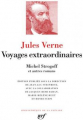 Couverture Voyages extraordinaires, tome 3 : Voyage au centre de la terre et autres romans Editions Gallimard  (Bibliothèque de la Pléiade) 2016