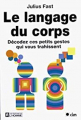 Couverture Le langage du corps Editions De l'homme 1993