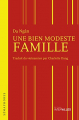 Couverture Une bien modeste famille Editions Intervalles 2015