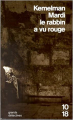 Couverture Mardi le rabbin a vu rouge Editions 10/18 (Grands détectives) 1987