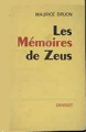 Couverture Les Mémoires de Zeus Editions Grasset 1963