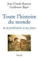 Couverture Toute l'histoire du monde : De la préhistoire à nos jours Editions Fayard 2005