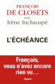 Couverture L'échéance Editions Fayard 2011
