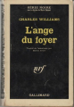 Couverture L'ange du foyer Editions Gallimard  (Série noire) 1965