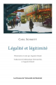 Couverture Légalité et légitimité Editions Les Presses de L'Université de Montréal 2015