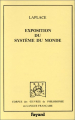 Couverture Exposition du système du monde Editions Fayard 1984