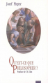 Couverture Qu'est ce que philosopher ? Editions Raphaël 2004