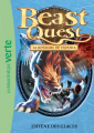 Couverture Beast Quest, tome 46 : Le royaume de Tavania : L'hyène de glace Editions Hachette (Bibliothèque Verte) 2018