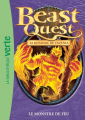 Couverture Beast Quest, tome 42 : Le royaume de Tavania : Le monstre de feu Editions Hachette (Bibliothèque Verte) 2017