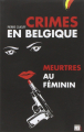 Couverture Meurtres au féminin Editions PIXL 2015