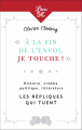 Couverture A la fin de l'envoi, je touche Editions Librio 2017